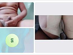 Fucking married woman's ass on webcam.