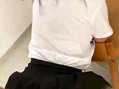 look at this stupid whore getting her ass destroyed