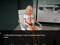 blonde teen and brunette MILF in erotic family game scene!