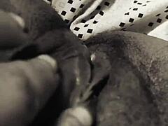 Horny Stepmom Rubs Her Wet Pussy While Masturbating