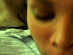 Lila, the French amateur, eagerly swallows every drop of cum after her blowjob session