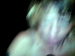 White woman performs blowjob on big black cock