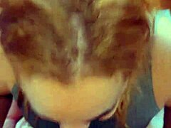 damn this huge 27cm cock is choking me out says travesti neighbor in homemade bareback blowjob with facial cum