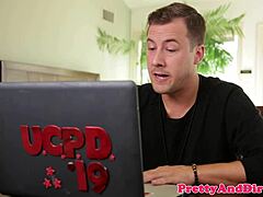 omg this busty babe squirts while sucking and riding her boyfriend's cock hard 😍