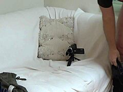 Hazel Leveck Casting With Slut Sucking Cock And Deepthroat Gagging