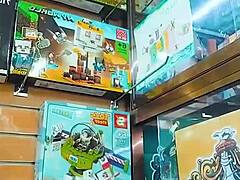 She heads to the toy store where this beautiful slut explores toys for masturbation and fingering