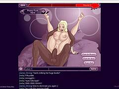 Tetona blonde with big tits craves my huge monster cock and big black cock in wild action