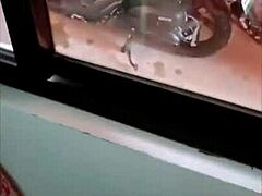 i can't resist this chubby cutie next door, so we sneak into the kitchen for some steamy one-on-one action