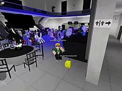 Dancing With Naughty Young Girls In Roblox Party Hall