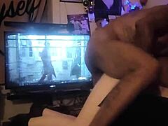 White trash wanders into the hood and discovers a massive black cock for intense interracial action