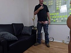 Samantha Skinny Milf Sucks Cock Deepthroat Gagging In Hardcore Casting Interview.