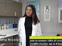 Oh man, Aria Nicole is getting this awesome foot massage from Doctor Tampa right on beat2feetcom