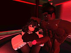 Hey, taking on this night job with intense black sex action.