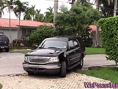 Restrained Teen Gets Fucked