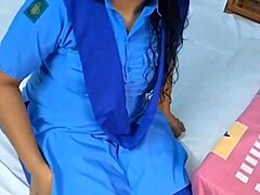 After low marks on the paper, motherfucker Kajal gets punished in the garage with doggystyle pussy fucking and blowjob