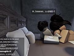 Roblox Office Girl Seduces Me for Intense Late-Night Ass Fucking