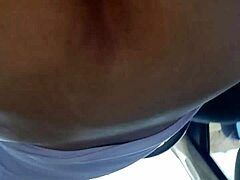 Oh wow, check out this curvy Latina teen bbw riding that fat cock outdoors in public! 😏🍆