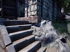 Player strips down in the backlash game part 5 with clothes ripped off in striptease fun