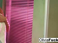 Super sexy Olivia Austin gets you going with her big tits and pussy tease in the shower!
