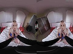 hey, in this dark room vr experience, the personal assistant with big tits and ass gives a wild blowjob 😏