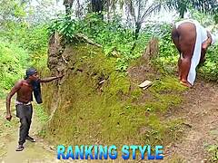 Oh yeah, this BBW goddess takes that stranger's cock deep in her curvy ass and pussy while riding hard.