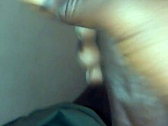 big black dick cums hard in casual solo session