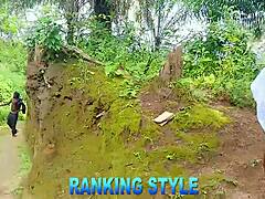 Oh yeah, this BBW goddess takes that stranger's cock deep in her curvy ass and pussy while riding hard.