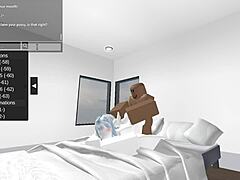 enjoying a casual encounter with a random beauty in condo roblox 02