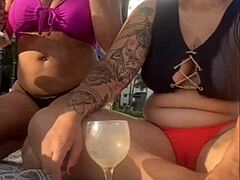 hey, we're alone on the beach flashing and getting wild without the husband knowing 😏