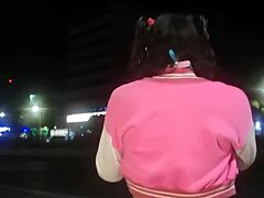 Rica Tranny From Mexico Shows Off Her Big Tits While Wearing Miniskirt In Tlalpan