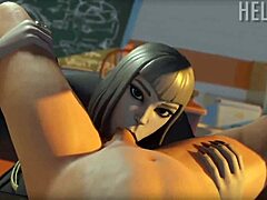 Oh man, Vivica Saint is going all in on sucking that cock in this wild blowjob scene, you know? 😈