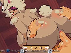 this sloppy bunny takes on a monster cock for wild vaginal action and big tits play