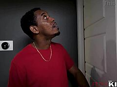 Hey, watch this putinha safada riding her boyfriend's big cock in the kitchen POV with fisting and cum on tits 😈