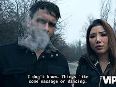 VIP4K babe shows boobies to get back at boyfriend while dancing naked in close-up