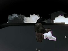 oh man, check out me jerking this monster big black cock right in front of that cheating prostitute until facial cumshot