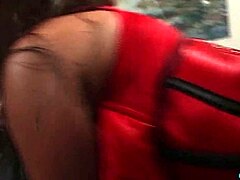 busty asian ava devine takes double penetration and anal assfucking in threesome with cum in mouth