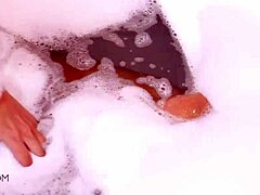 Sexy Teen 18+ Brunette Takes Bath Shows Perfect Body in POV Massage