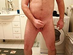 David Neptun Jerks Off That Cock with Intense Stroking Until He Cums Everywhere!