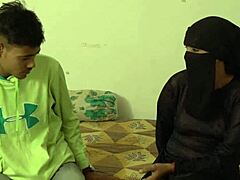 Indian Hijab Girl Dating Sex with Husband Friend Fuck My Wife