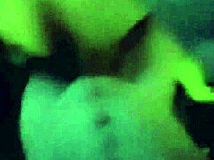 Why is this horny wife moaning so loud while getting fucked hard in the living room?