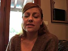 I love how this sexy redhead seduces her blonde friend for intense lesbian fingering.