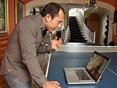 check out my girlfriend's tasty tits in this mexican porno