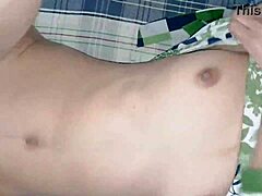 Village girl experiences her first time with pussy fucking, feeling every tight shaved moment.