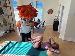 Blonde Kathryn Mae Delivers Tantric Tease In Yoga Session With Handjob Twist And Cowgirl Riding