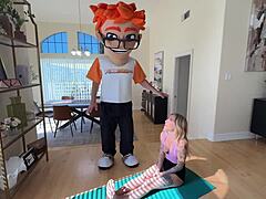 Blonde Kathryn Mae Delivers Tantric Tease In Yoga Session With Handjob Twist And Cowgirl Riding