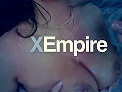 tight ebony babe kinsley karter takes monster cock deep in pussy doggystyle then rides cowgirl in garage with face sitting