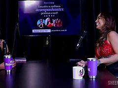 Compilados da Belinha Baracho no swing cast com Tifany Rocha - parte 4 watch on sheer red