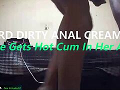 Oh man, she takes that hard dirty anal creampie deep in her big ass! 🔥
