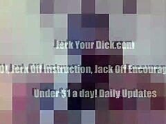 I feel so humiliated jerking off that cock to these intense femdom instructions full of passion