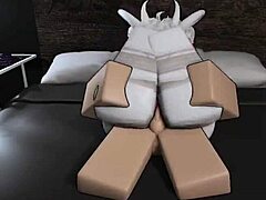 Breeding a Roblox Demon Slut in a Condo with Monster Cock Riding